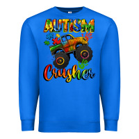 True Royal autism crusher Premium Sweatshirt - CowGirlArtShop
