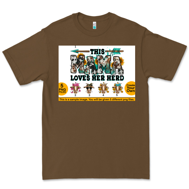 This Mama  Loves Her Herd Goats Premium Tee by Jasminsmagicworld | Teevron