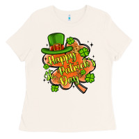 Bone happy st patrick s day shamrock Ladies Tee - Artiststas