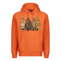 Carrot merry christmas leopard trees Premium Hoodie - CowGirlArtShop
