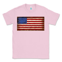 Bubblegum Pink American flag Classic Tee - JahusDesignShop