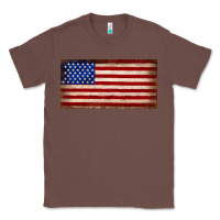 Chestnut American flag Classic Tee - JahusDesignShop