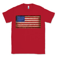 Red American flag Classic Tee - JahusDesignShop