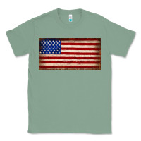 Sage American flag Classic Tee - JahusDesignShop