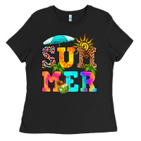 Black summer Ladies Tee - RanaPortraitStore