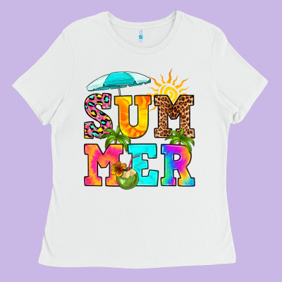 Summer Ladies Tee Designed By Ranaportraitstore