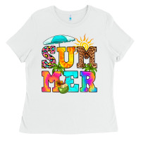 White summer Ladies Tee - RanaPortraitStore