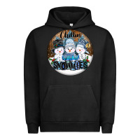 Pigment Black Chillin With My Snowmies Urban Hoodie - FaDigitalArtStudio