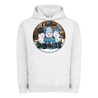 Pigment Lunar Rock Chillin With My Snowmies Urban Hoodie - FaDigitalArtStudio