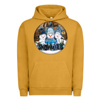 Pigment Peanut Butter Chillin With My Snowmies Urban Hoodie - FaDigitalArtStudio