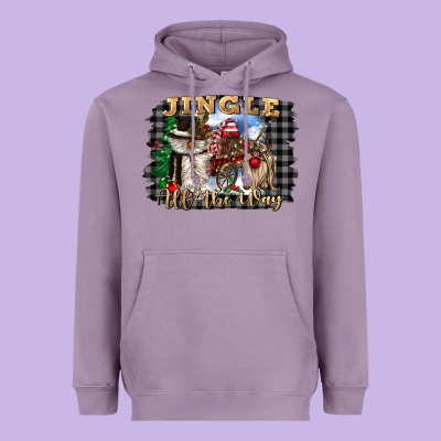 Jingle All The Way Heavyweight Hoodie Designed By Cowgirlartshop