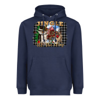 Navy jingle all the way Heavyweight Hoodie - CowGirlArtShop