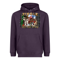 Plum jingle all the way Heavyweight Hoodie - CowGirlArtShop