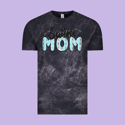 Swim Mom Vintage Tee Designed By Maliassmallbusiness