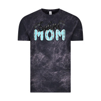 Cloud Black swim mom Vintage Tee - MaliasSmallBusiness