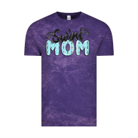 Cloud Purple swim mom Vintage Tee - MaliasSmallBusiness
