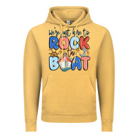 Vintage Mustard were just here to rock the boat Vintage Hoodie - MaliasSmallBusiness