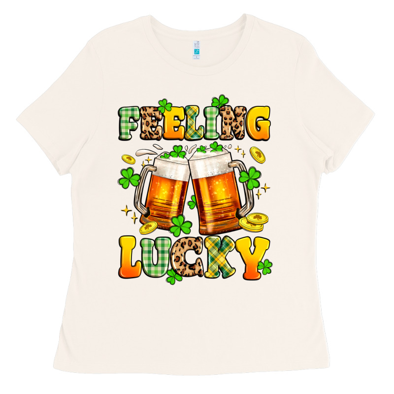 Feeling Lucky Ladies Tee by Artiststas | Teevron