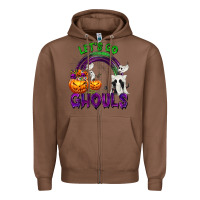 Chestnut Let's Go Ghouls Zipper Hoodie - texasbilliewilder