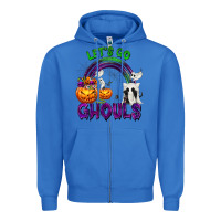 True Royal Let's Go Ghouls Zipper Hoodie - texasbilliewilder