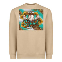 Mushroom Baseball Mom Squad Tumbler Heavyweight Sweatshirt - BundleAndBundleShop