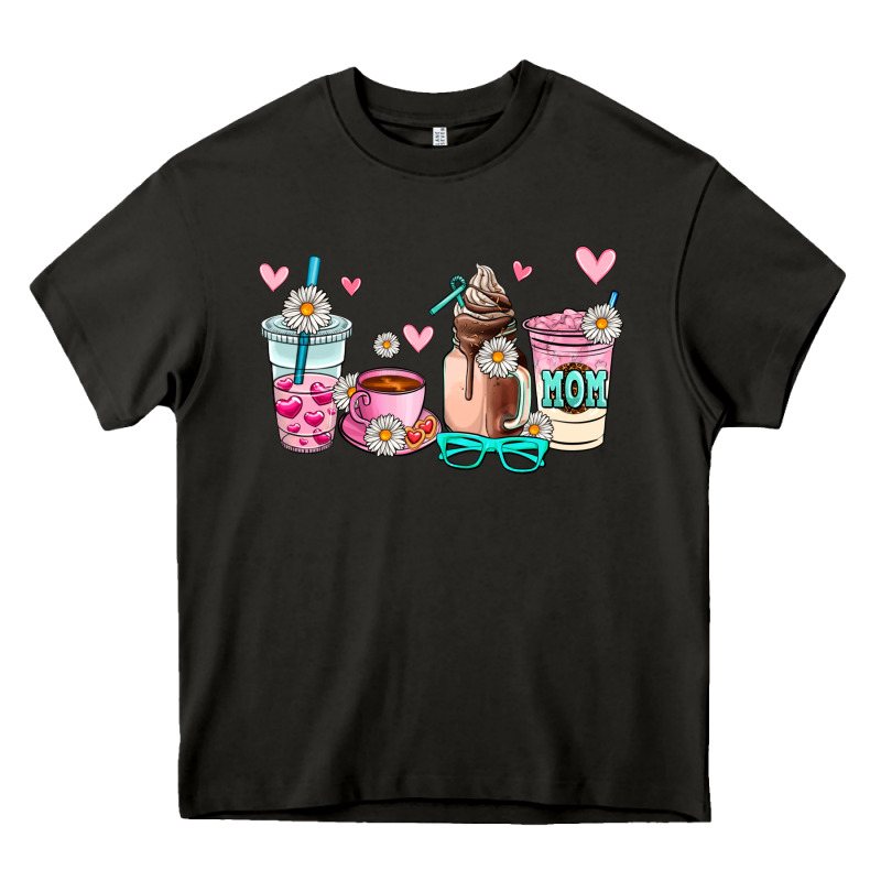 Mom Coffee Cup Heavy Core Tee by AdoDesignShop | Teevron
