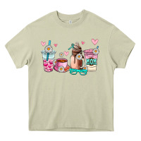 Mossy mom coffee cup Heavy Core Tee - AdoDesignShop