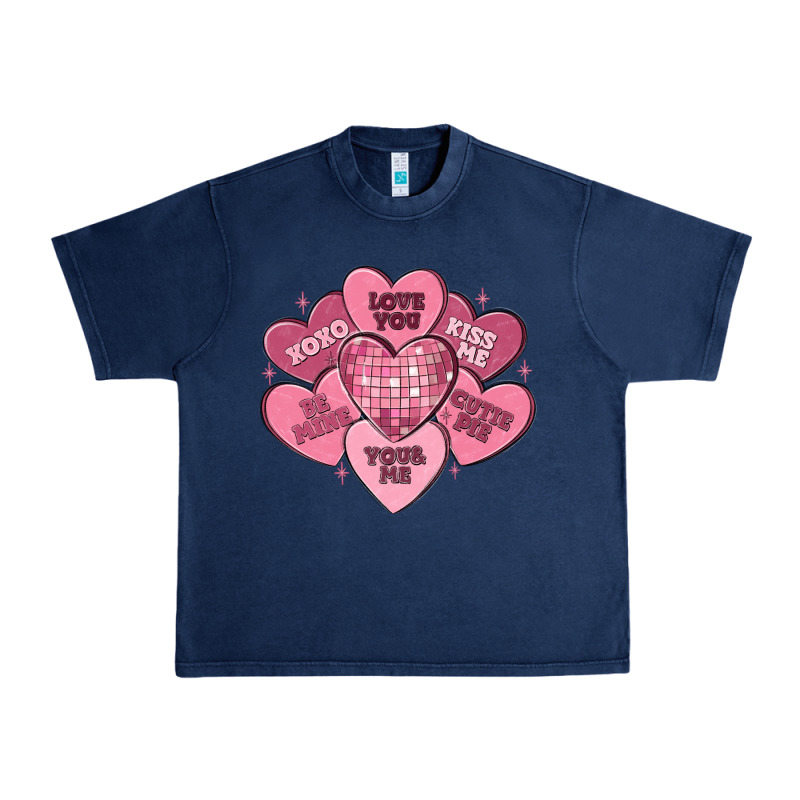 Valentines Conversation Hearts Urban Heavy Tee by MaliasSmallBusiness | Teevron