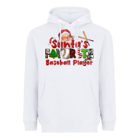 White santas favorite baseball player Heavyweight Hoodie - CowGirlArtShop