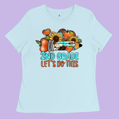 2nd Grade Let S Do This Ladies Tee Designed By Jahusdesignshop