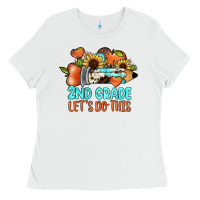 White 2nd grade let s do this Ladies Tee - JahusDesignShop
