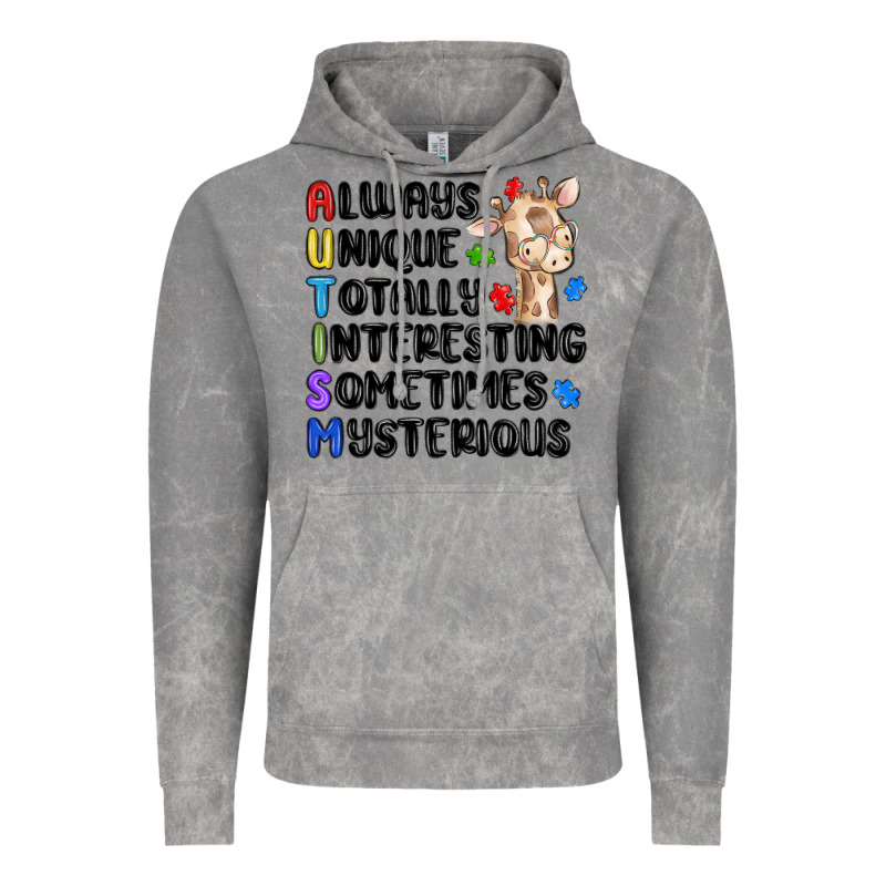 Always Unique Autism Vintage Hoodie by MaliasSmallBusiness | Teevron