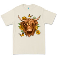 Bone sunflowers long haired cow Premium Tee - Jasminsmagicworld
