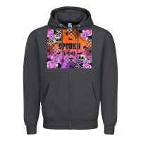 Smoke Spooky Vibes Zipper Hoodie - texasbilliewilder