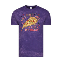 Cloud Purple you'll always have a pizza my heart Vintage Tee - MaliasSmallBusiness