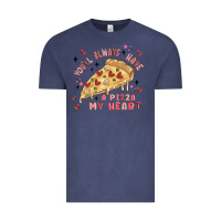Vintage Denim you'll always have a pizza my heart Vintage Tee - MaliasSmallBusiness