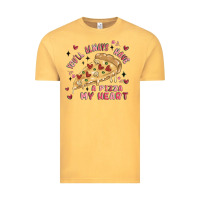 Vintage Mustard you'll always have a pizza my heart Vintage Tee - MaliasSmallBusiness