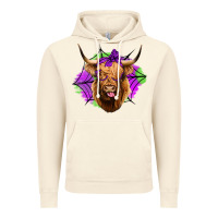 Vintage Artic halloween highland cow Vintage Hoodie - Jasminsmagicworld