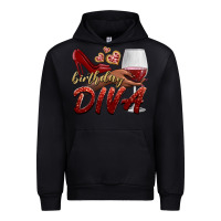 Black birthday diva Urban Hoodie - BundleAndBundleShop