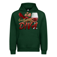 Forest Green birthday diva Urban Hoodie - BundleAndBundleShop