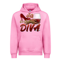 Fuchsia Pink birthday diva Urban Hoodie - BundleAndBundleShop