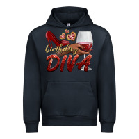 Navy birthday diva Urban Hoodie - BundleAndBundleShop