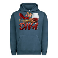 Pigment Midnight Navy birthday diva Urban Hoodie - BundleAndBundleShop