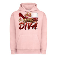 Pigment Salmon birthday diva Urban Hoodie - BundleAndBundleShop