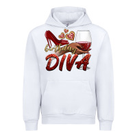 White birthday diva Urban Hoodie - BundleAndBundleShop