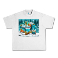 Lunar Rock winter coffee cups with gnome Urban Heavy Tee - NancyCooperArtShop