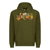 Army Green fall teacher Premium Hoodie - CowGirlArtShop