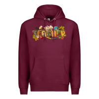Burgundy fall teacher Premium Hoodie - CowGirlArtShop