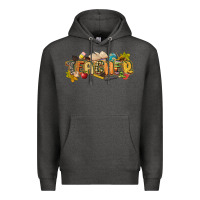 Charcoal Heather fall teacher Premium Hoodie - CowGirlArtShop