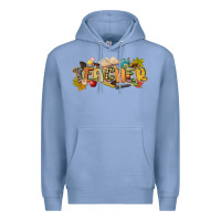 Colony Blue fall teacher Premium Hoodie - CowGirlArtShop